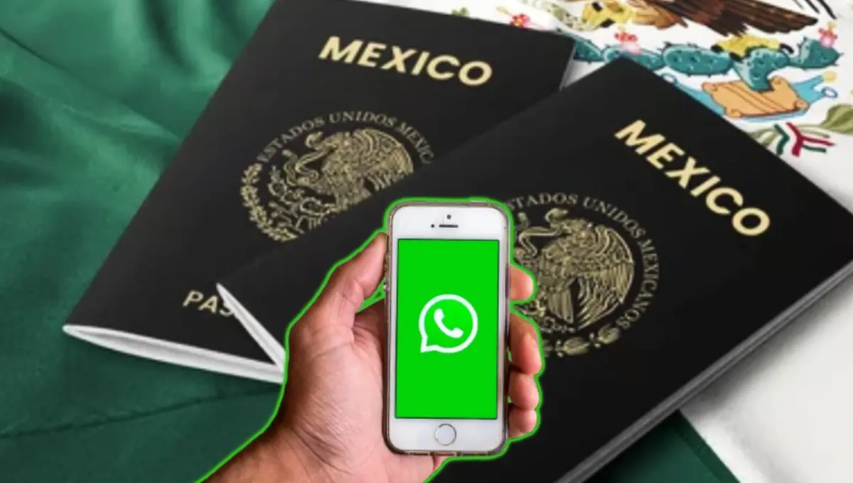Así puedes obtener una cita por el pasaporte mexicano por WhatsApp. Foto: Original