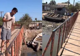 Piden rehabilitar puente de Bahía de Lobos