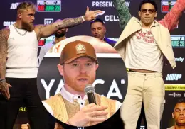 Canelo Álvarez muestra su apoyo a César Chávez Jr. previo a su combate con Jake Paul