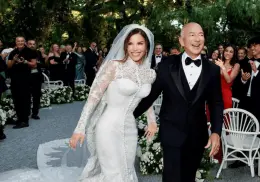 Jeff Bezos y Lauren Sánchez ya son esposos: así fue la espectacular boda de 46 millones de dólares