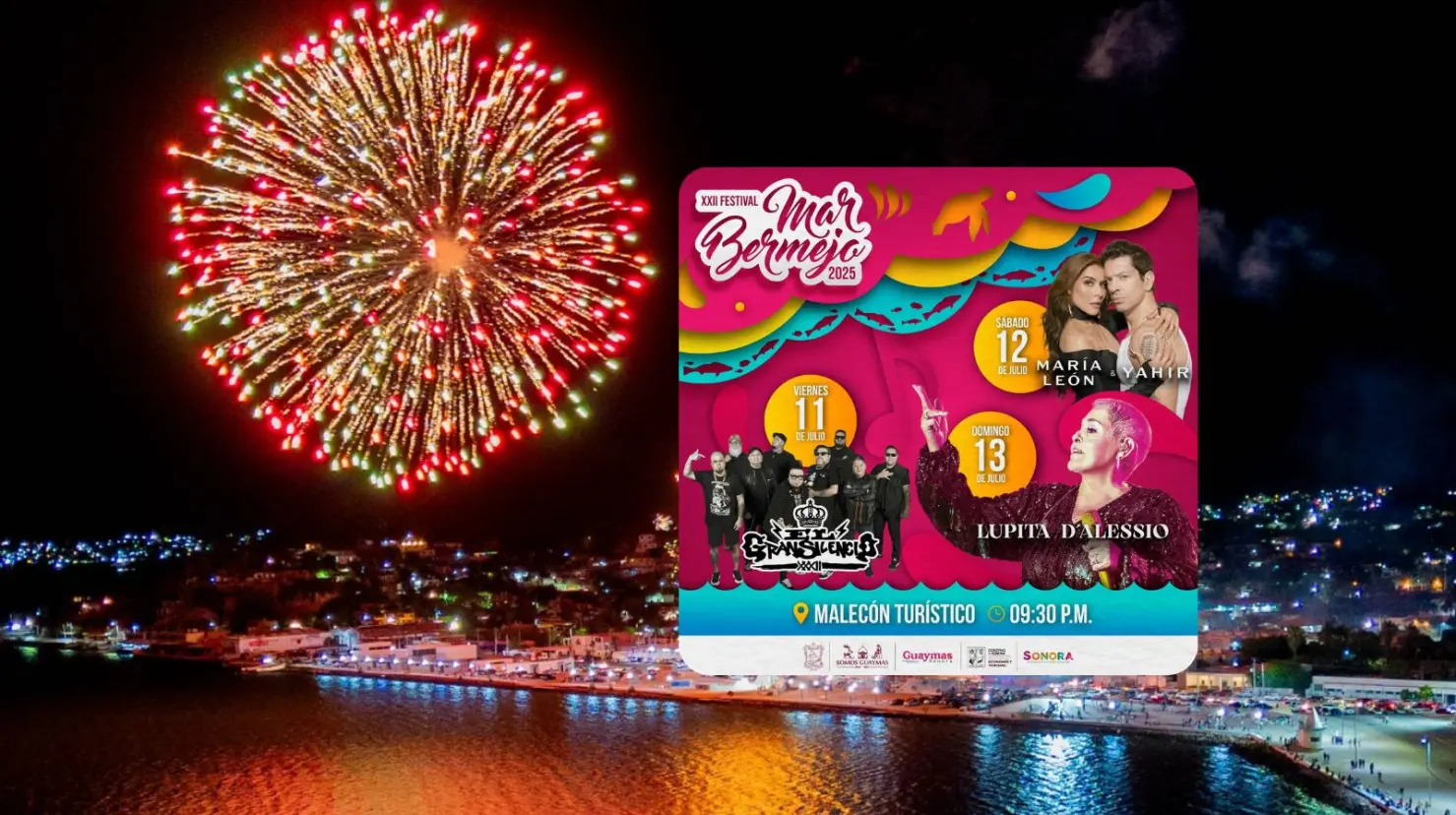 Festival Mar Bermejo 2025: Estos son los artistas que llenarán de música el puerto de Guaymas