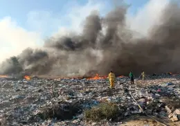 Basurón de Huatabampo registra otro incendio