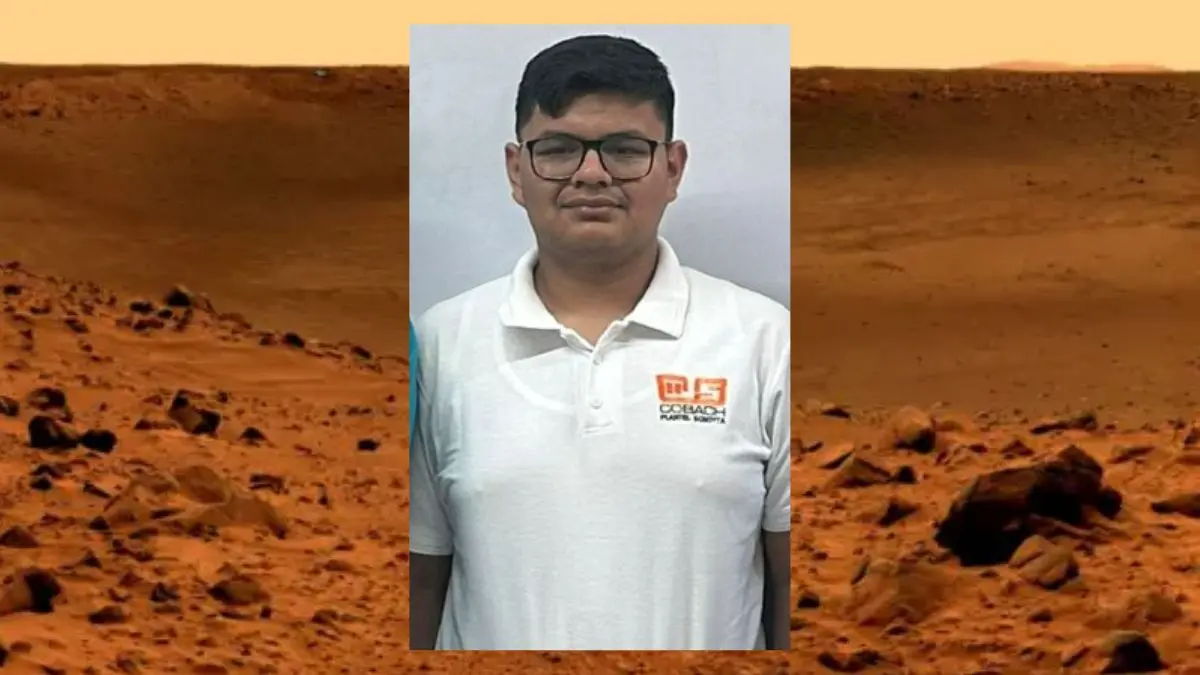 Estudiante de Cobach Sonora gana programa internacional de innovación a Marte 2025