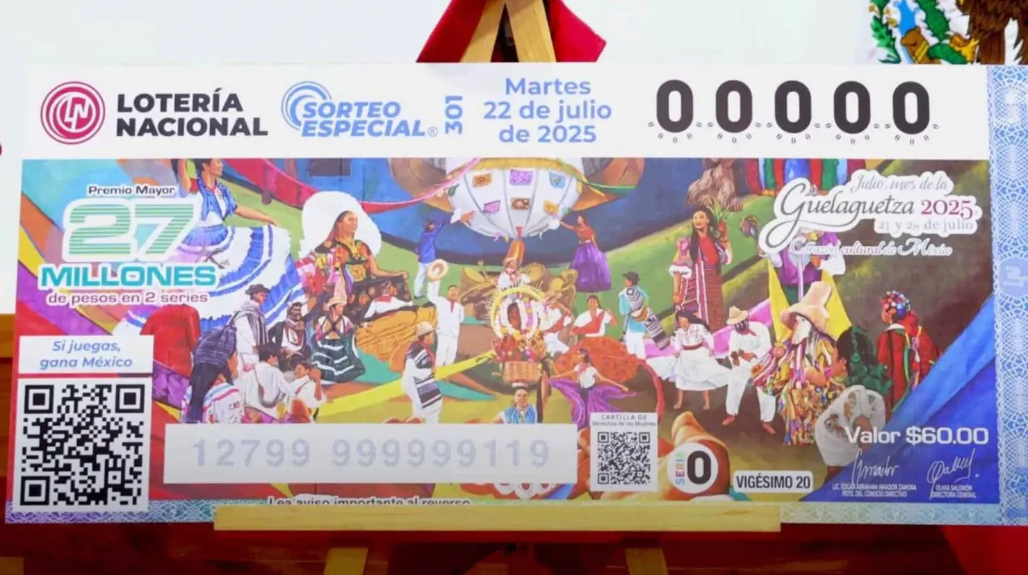 Lotería Nacional: ¿Cuándo es el Sorteo Especial de julio por 27 millones de pesos y en dónde comprar los boletos?