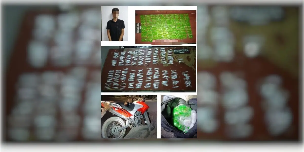 Detienen a joven de 17 años en Hermosillo; traía más de 900 dosis de droga