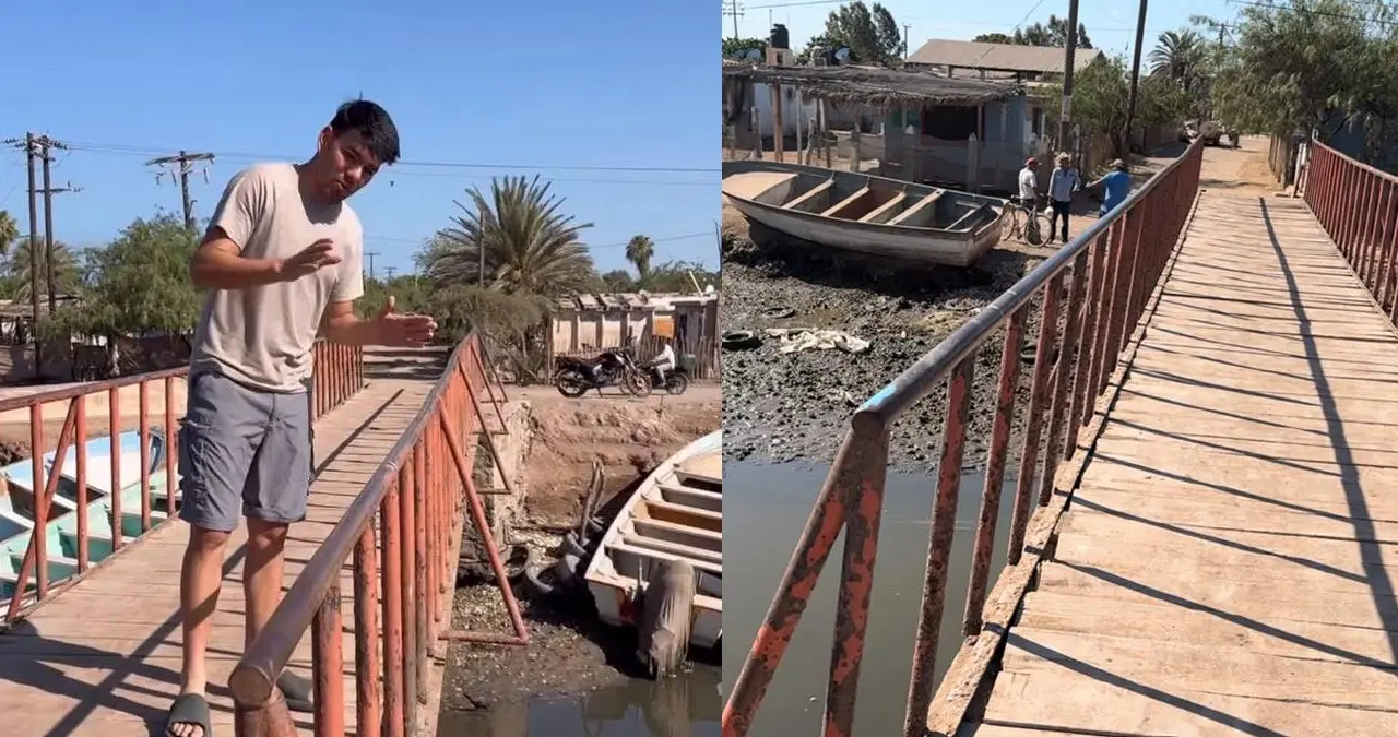 Tras viralizarse video, rehabilitarán puente en Bahía de Lobos