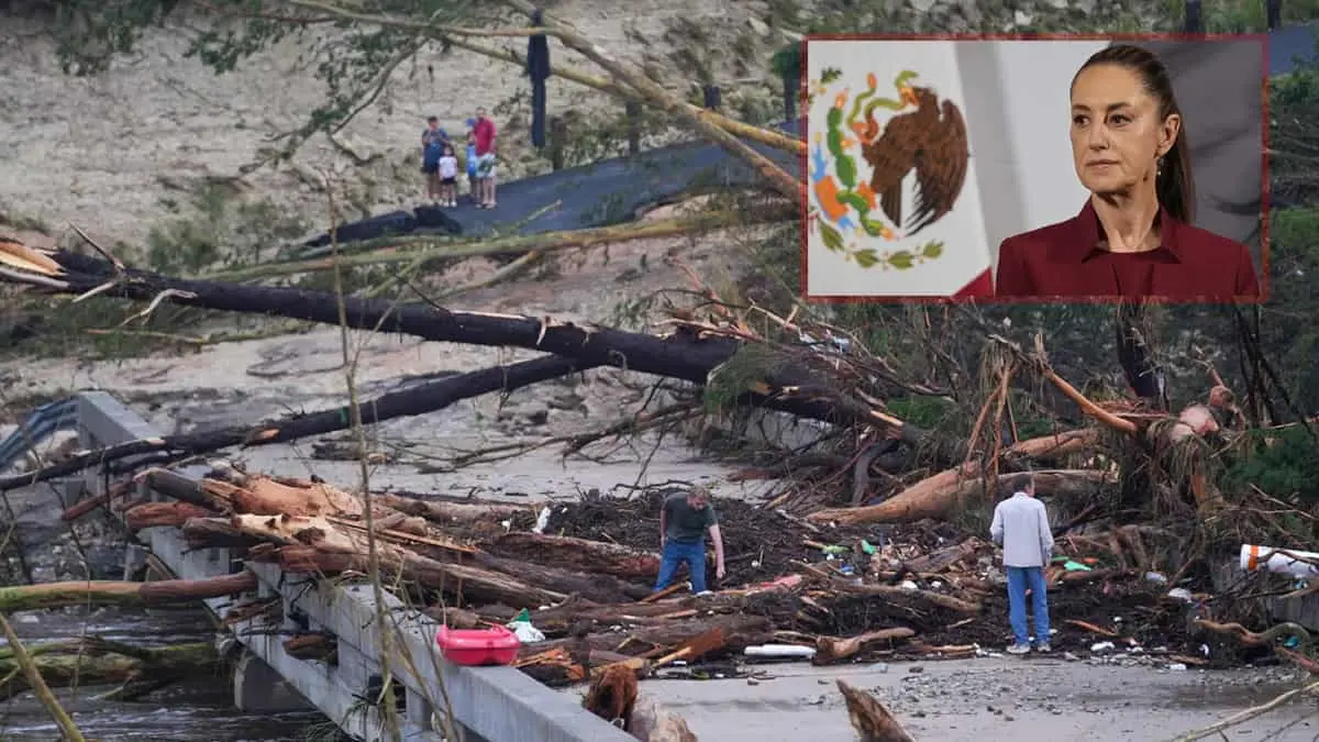 Actriz hollywoodense reconoce a Claudia Sheinbaum por su ayuda a Texas por inundaciones