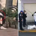 VIDEO | Joven abandona feto de 8 meses de gestación en una jardinera; ya lo buscan