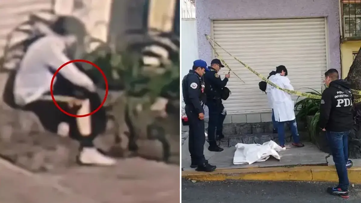 VIDEO | Joven abandona feto de 8 meses de gestación en una jardinera; ya lo buscan