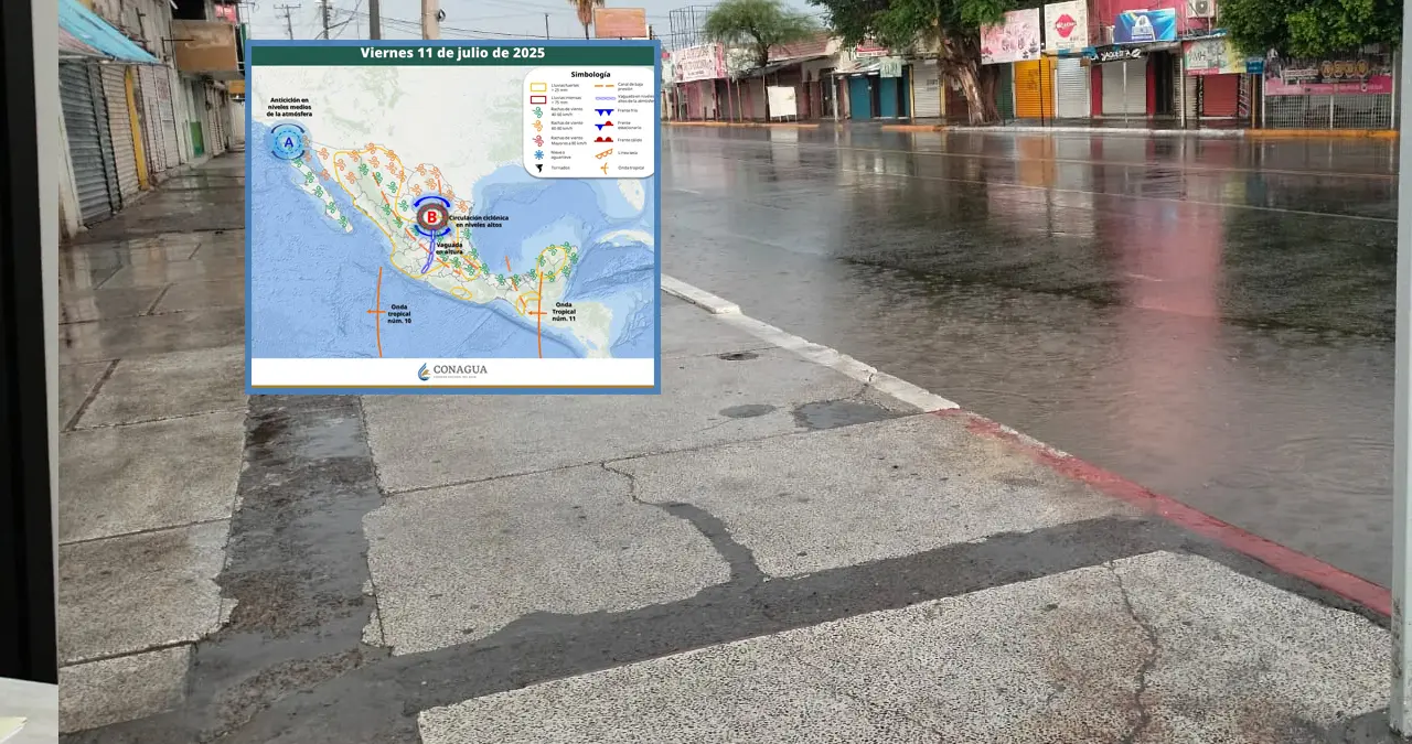 Clima en Sonora hoy, 11 de julio: Condiciones favorables para lluvias; conoce el pronóstico para tu ciudad