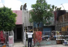 Incendio en la Miravalle de Ciudad Obregón deja un lesionado