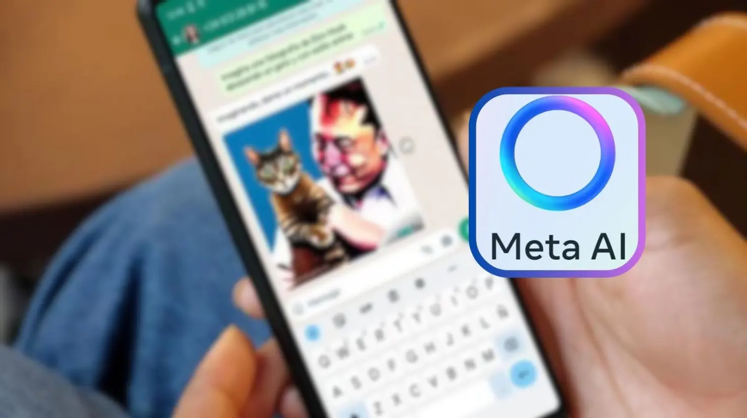 Paso a paso para crear una imagen animada con Meta IA en un chat de WhatsApp