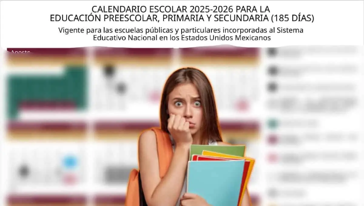 SEP comparte el calendario para el ciclo 2025-2026. Foto: Original
