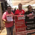 Docentes piden derogación de la Ley del Issste del 2007 en gira de Claudia Sheinbaum