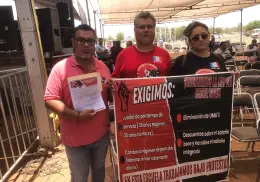 Docentes piden derogación de la Ley del Issste del 2007 en gira de Claudia Sheinbaum