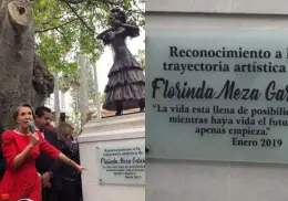 Más de 17 mil personas convoca evento en Facebook para derribar la estatua de Florinda Meza en Zacatecas