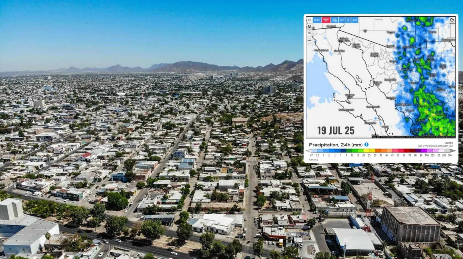 Clima en Hermosillo hoy sábado 19 de julio: Altas temperaturas, cielo parcialmente nublado y viento intenso
