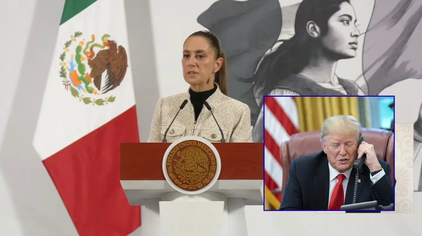 Sheinbaum busca evitar aranceles del 30% y no descarta una llamada directa con Trump si no hay acuerdo