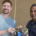MrBeast recibe el botón de los 400 millones de suscriptores: así fue el icónico momento
