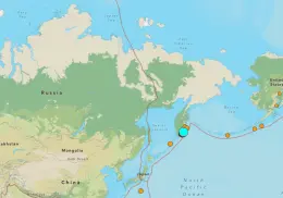 Terremoto de magnitud 8.7 impacta la costa de Rusia; el más grande del mundo