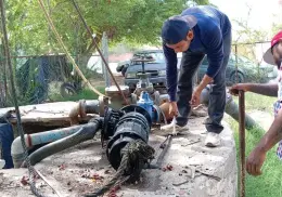 Quedan sin agua en Huatabampo
