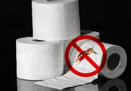 Conoce el truco del papel higiénico para ahuyentar los mosquitos