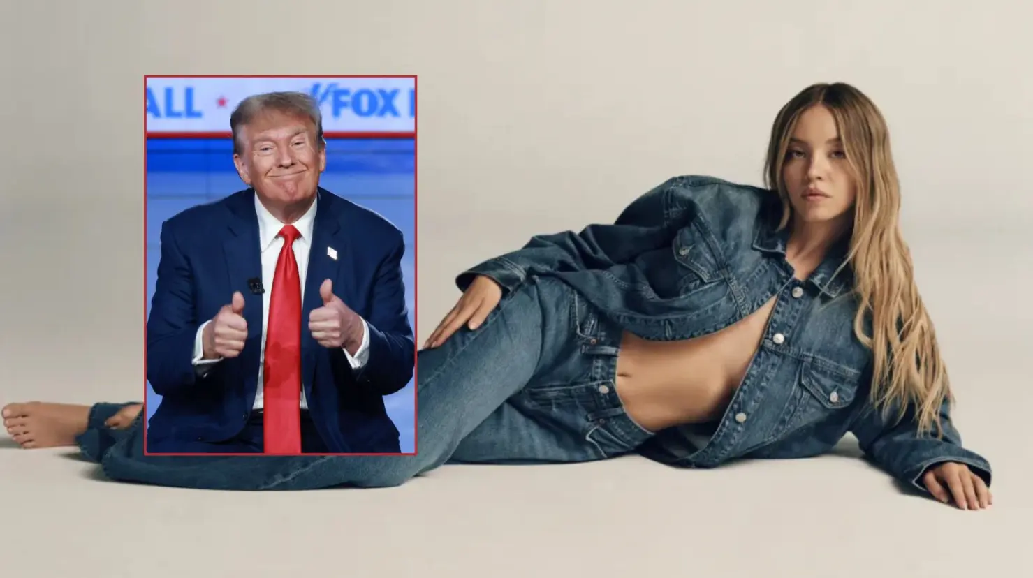 Trump apoya a Sydney Sweeney tras polémica de American Eagle: “Ser woke es para perdedores”