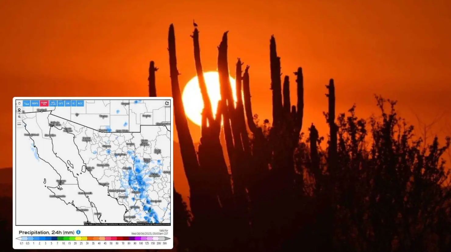 Clima en Sonora hoy martes 5 de agosto: Ola de calor se intensifica en el estado