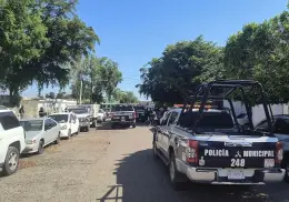 Balean un domicilio en la colonia Constitución