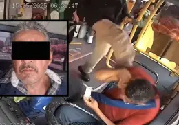 Detienen a Sergio N, hombre que habría golpeado con un termo a un chofer de camión en Guadalajara