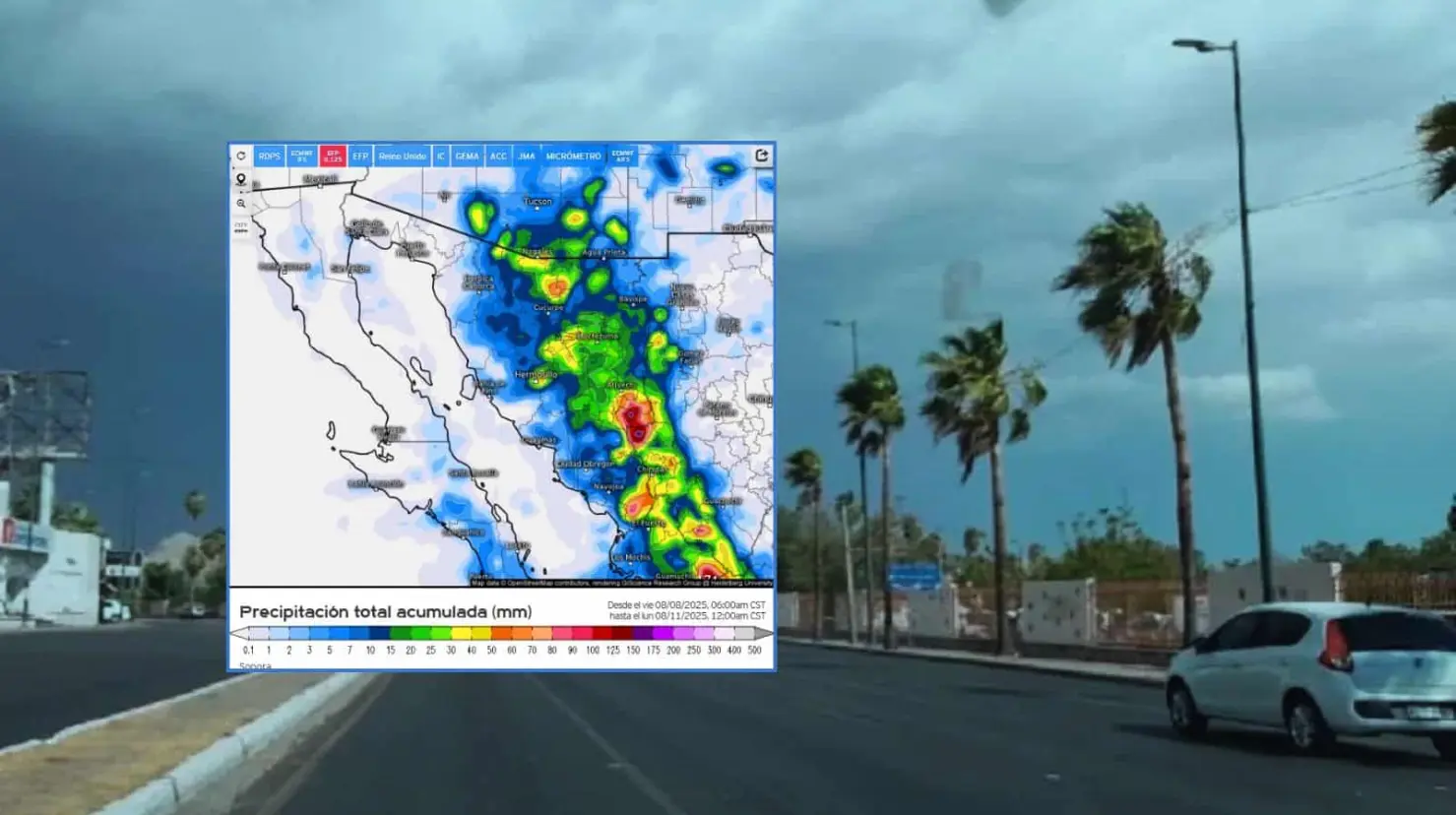 Clima en Hermosillo hoy 9 de agosto; se esperan lluvias para este fin de semana