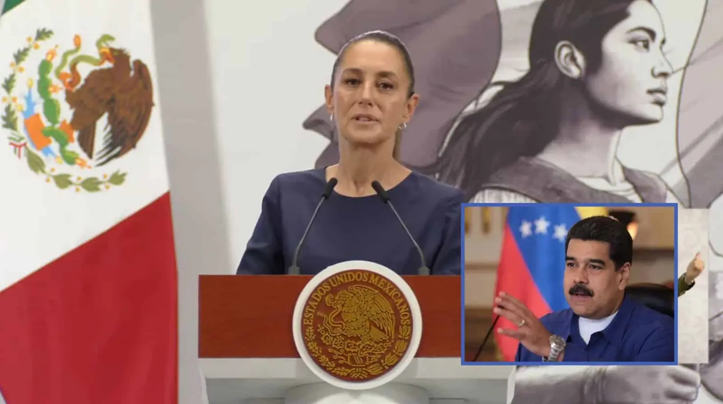 Sheinbaum descarta investigación contra Maduro en México, pese a acusaciones de vinculación con el Cártel de Sinaloa