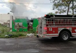 Arde vivienda en el Plano Oriente de Ciudad Obregón