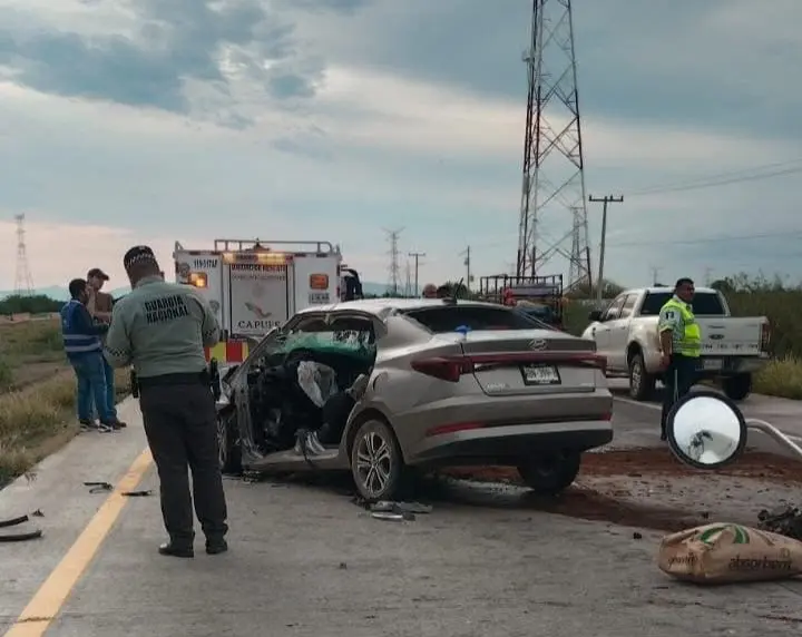 Muere mujer en accidente al norte de Ciudad Obregón