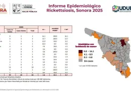 Tiene Sonora 41% de letalidad por rickettsiosis