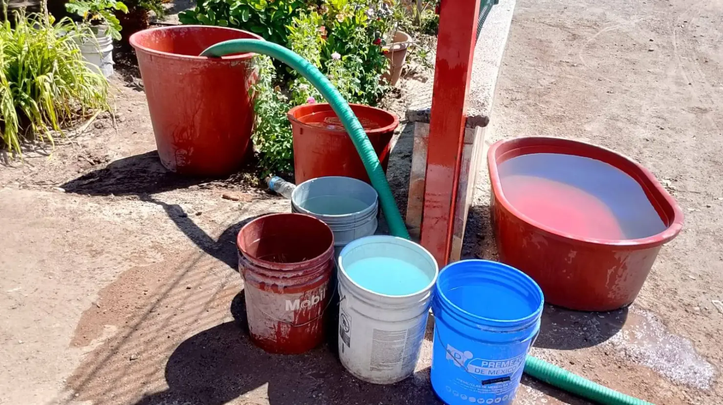 Se quedan sin agua
