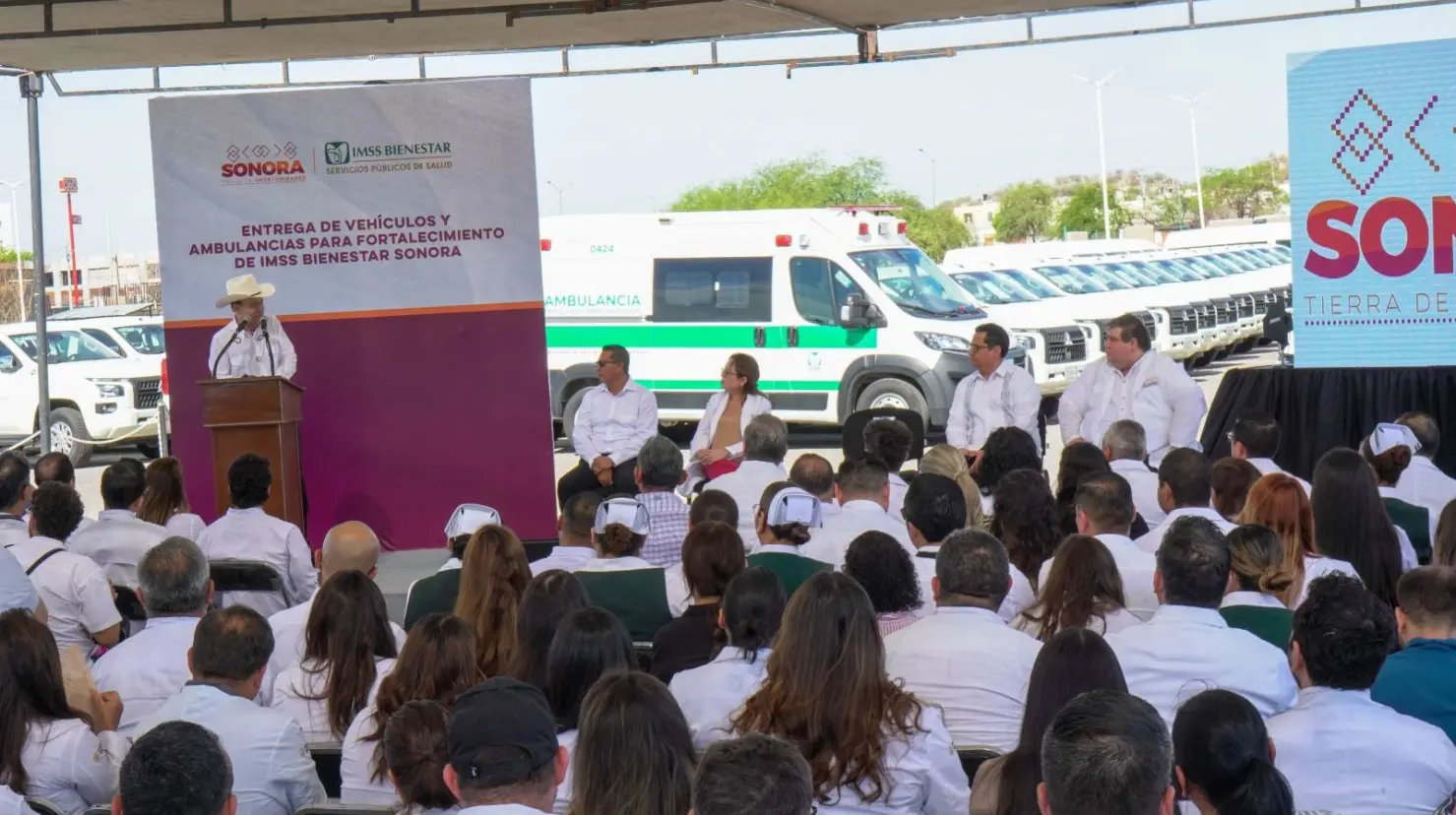 Esta fue una inversión superior a los 160 millones de pesos, para lograr la integración de estas unidades al servicio de salud del IMSS Bienestar de Cajeme, Navojoa y Huatabampo para el sur del Estado, así como las regiones de San Luis Río Colorado, Caborca, Nogales, Moctezuma, Ures, Hermosillo y Guaymas.