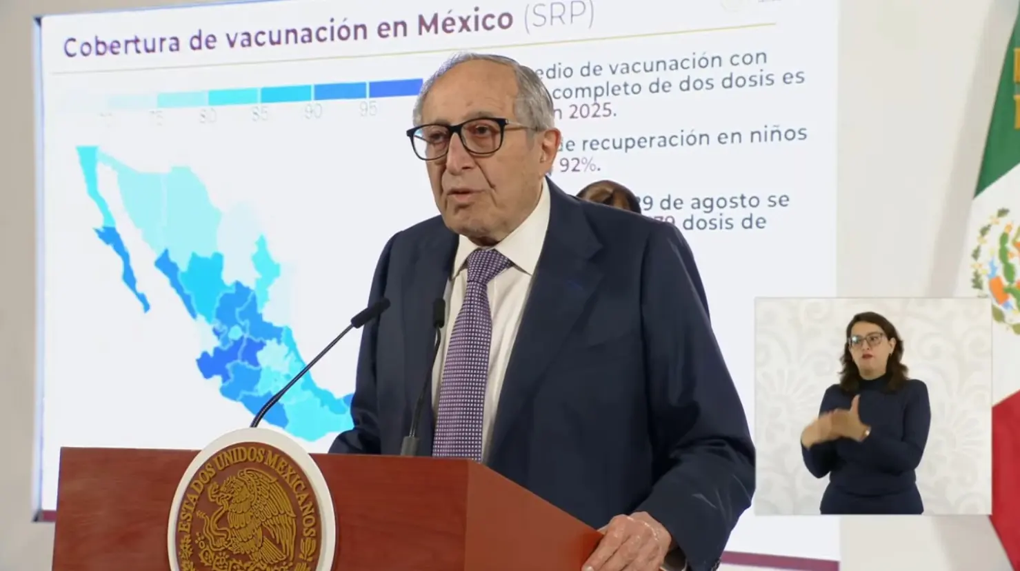 “Las vacunas son gratuitas, seguras y salvan millones de vidas. Necesitamos proteger a hijos, familia y comunidad”, subrayó el secretario de Salud