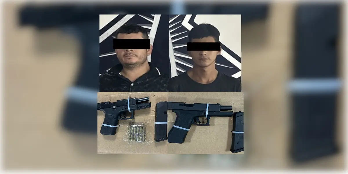 “Caen” dos con armas de fuego durante operativo en Ciudad Obregón