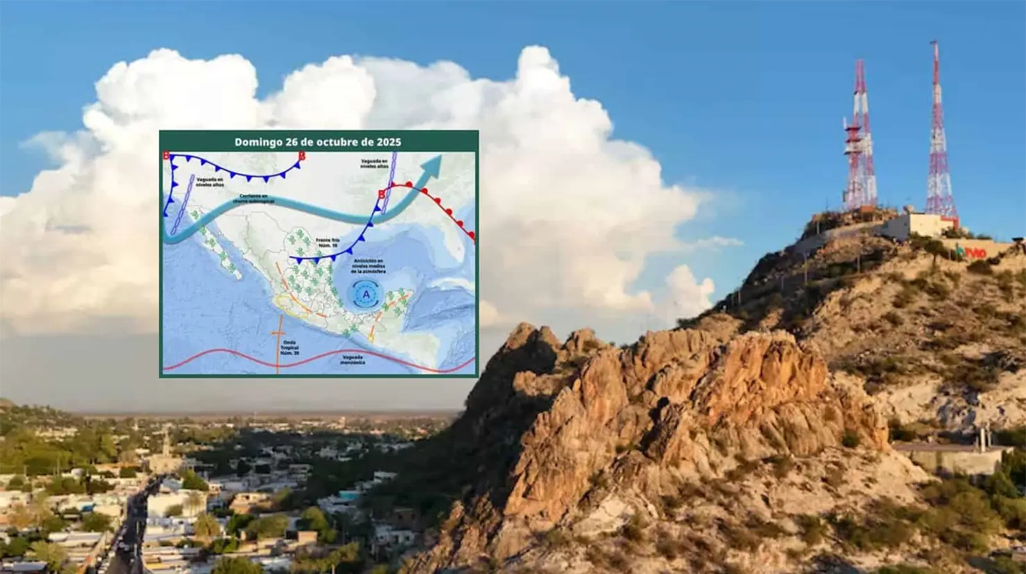Clima en Hermosillo hoy 26 de octubre; se prevé una tarde calurosa este domingo