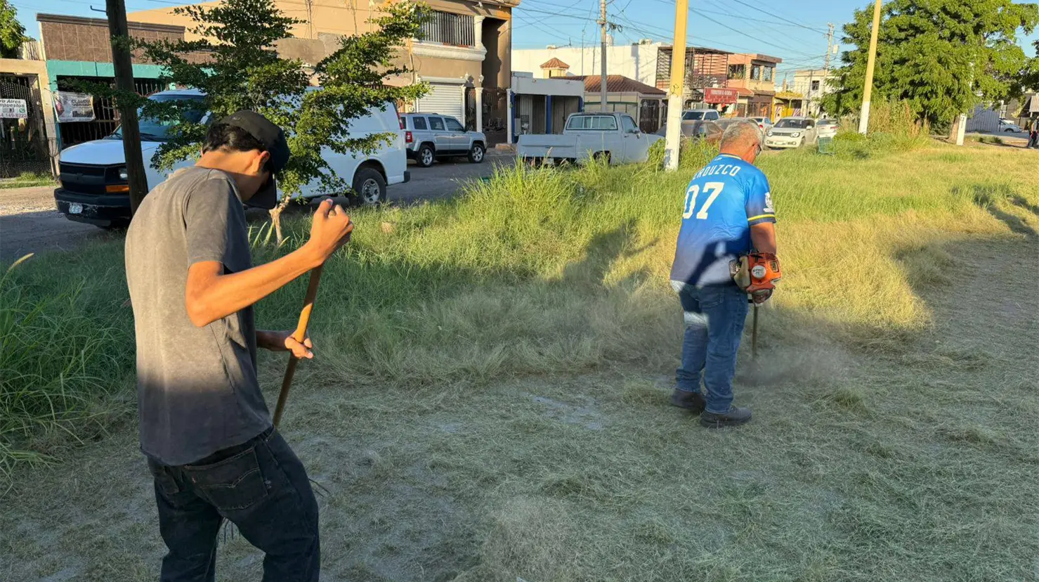 Los estudiantes participaron en la jornada de limpieza y cuidado ambiental 