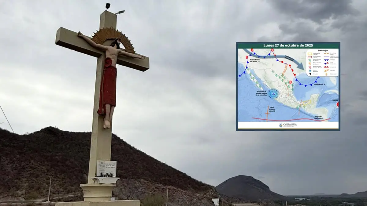 Descenderán las temperaturas con la llegada del frente frío 11.