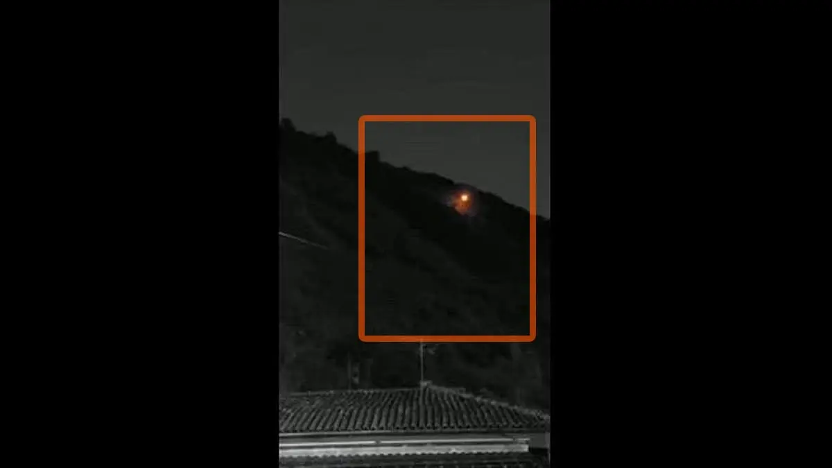 VIDEO | Captan bolas de fuego en un cerro próximo al rancho de “El Bronco” en Nuevo León