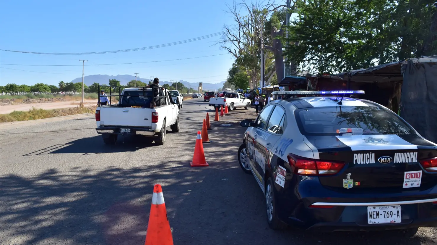 Listo operativo de Día de Muertos en Cajeme