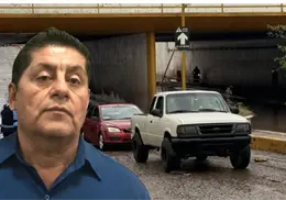 Hay proyecto para mejorar el desfogue de agua en el paso a desnivel de la calle No Reelección  Hay proyecto para mejorar el desfogue de agua en el paso a desnivel de la calle No Reelección