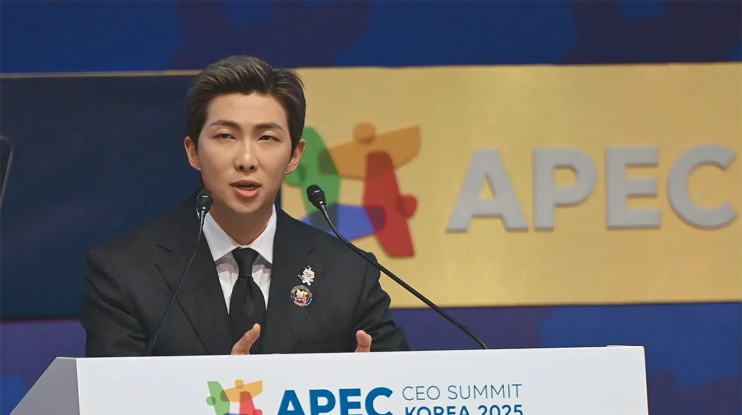 RM de BTS hace historia en la APEC 2025 como el primer artista de K-Pop en dar un discurso ante líderes mundiales