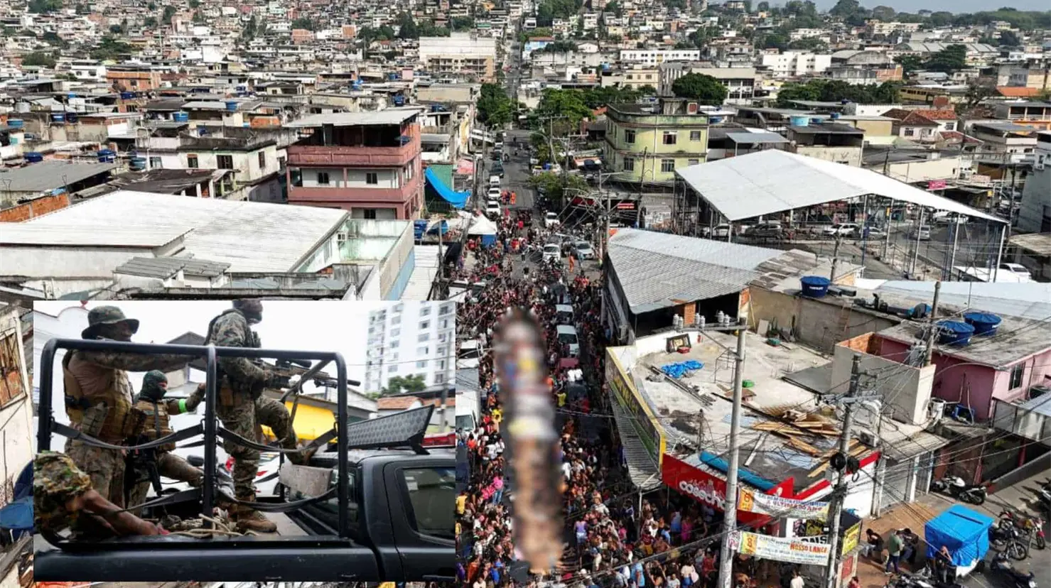 Vecinos hallan decenas de cuerpos tras operativo policial en favelas de Río de Janeiro