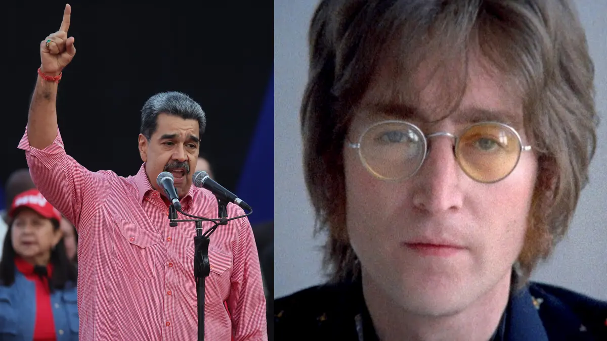 VIDEO | “Imagine”, de John Lennon, la canción que Nicolás Maduro cantó durante acto en Venezuela