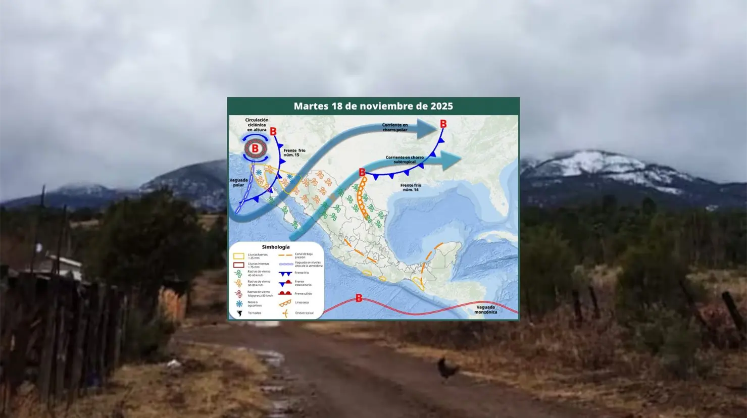 Clima en Sonora hoy 18 de noviembre: Bajan las temperaturas por nuevo frente frío
