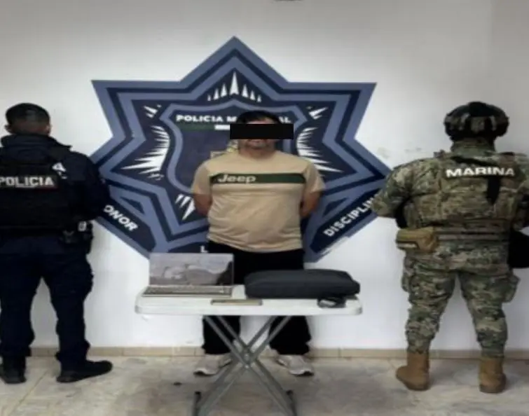 “Cae” presunto extorsionador en pleno Centro de Ciudad Obregón